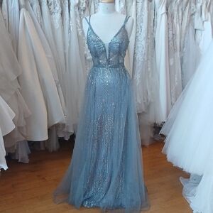 All Sparkle Prom Pageant Dress